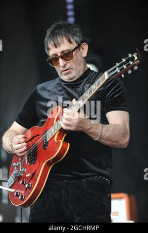 The Lightning Seeds en représentation au festival de Leeds 80s de Lets Rock , Leeds Banque D'Images