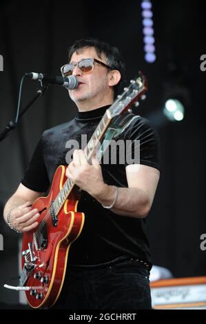 The Lightning Seeds en représentation au festival de Leeds 80s de Lets Rock , Leeds Banque D'Images