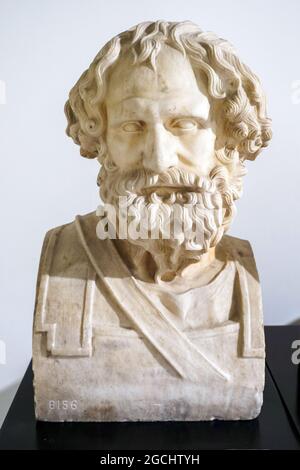Archidamus III (4e siècle BC –338 BC) Roi de Sparta de 360 BC à 338 BC. Herculaneum, Villa du Papyri 1er siècle av. J.-C. Banque D'Images