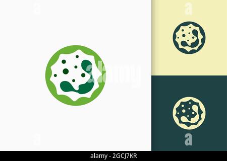 Logo Neutrofil ou bio pharmaceutique de forme moderne Illustration de Vecteur