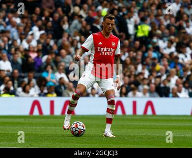 Londres, Angleterre - août 08:Ben White d'Arsenal pendant la série Mind entre Tottenham Hotspur et Arsenal au stade Tottenham Hotspur , Londres, E Banque D'Images