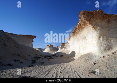 Zekreet est un village dans le nord-ouest du Qatar près de Dukhan et à environ 80 km au nord-ouest de Doha. QATAR Banque D'Images