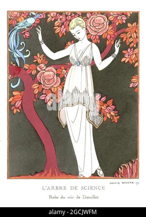 Œuvres d'art George Barbier Banque D'Images