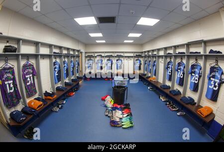 High Wycombe, Royaume-Uni. 07e août 2021. Match de pré-réservation de vestiaires lors du match de la Sky Bet League 1 entre Wycombe Wanderers et Accrington Stanley à Adams Park, High Wycombe, Angleterre, le 7 août 2021. Photo d'Andy Rowland. Crédit : Prime Media Images/Alamy Live News Banque D'Images