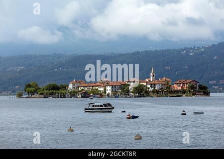 Isola dei Pescatori, Stresa, Lac majeur, Piémont, Italie Banque D'Images