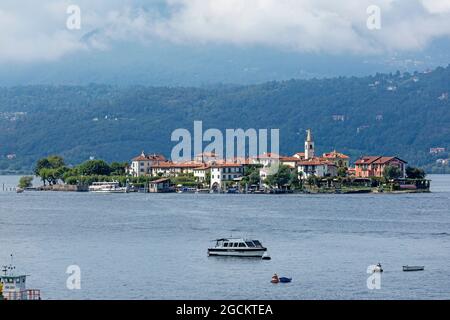 Isola dei Pescatori, Stresa, Lac majeur, Piémont, Italie Banque D'Images