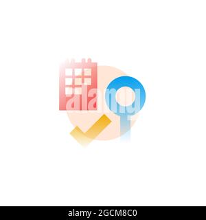 Événement. Icône de vecteur en dégradé. Illustration modifiable Illustration de Vecteur