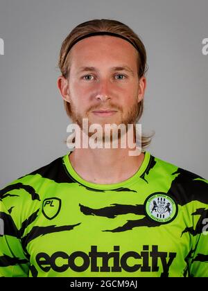 Nailsworth, Royaume-Uni. 23 juillet 2021. Ben Stevenson pendant le Forest Green Rovers Player & Staff 2021/22 séance photo au parc Stanley, Stanley Lane, Chippenham, Angleterre, le 23 juillet 2021. Photo par Andy Rowland. Crédit : Prime Media Images/Alamy Live News Banque D'Images