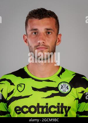 Nailsworth, Royaume-Uni. 23 juillet 2021. Bailly Cargill pendant la Forest Green Rovers Player & Staff 2021/22 séance photo au parc Stanley, Stanley Lane, Chippenham, Angleterre, le 23 juillet 2021. Photo par Andy Rowland. Crédit : Prime Media Images/Alamy Live News Banque D'Images