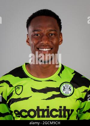 Nailsworth, Royaume-Uni. 23 juillet 2021. OPI Edwards pendant la Forest Green Rovers Player & Staff 2021/22 séance photo au parc Stanley, Stanley Lane, Chippenham, Angleterre, le 23 juillet 2021. Photo par Andy Rowland. Crédit : Prime Media Images/Alamy Live News Banque D'Images