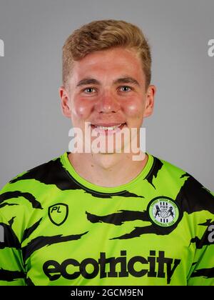 Nailsworth, Royaume-Uni. 23 juillet 2021. Jack Evans pendant la Forest Green Rovers Player & Staff 2021/22 séance photo au parc Stanley, Stanley Lane, Chippenham, Angleterre, le 23 juillet 2021. Photo par Andy Rowland. Crédit : Prime Media Images/Alamy Live News Banque D'Images