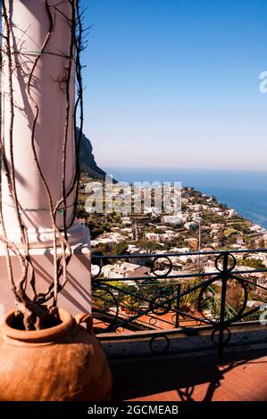 Capri de Piazza Umberto, Italie. Banque D'Images