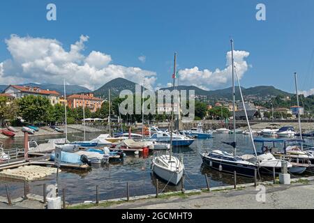 marina, Verbania-intra, Lac majeur, Piémont, Italie Banque D'Images