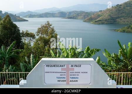 Saint Jean chant catholique Kibuye Rwanda Banque D'Images