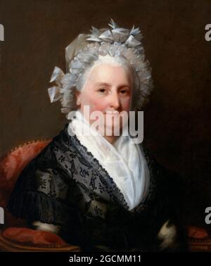 Martha Washingon, portrait de Gilbert Stuart, huile sur toile, c. 1800-1825 Banque D'Images