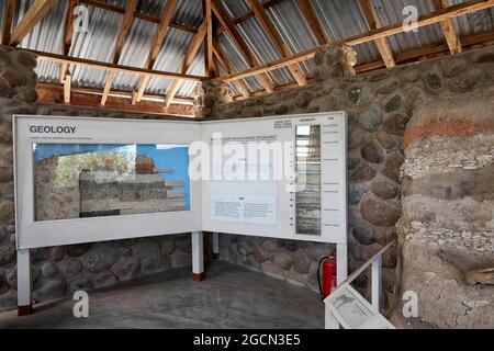 Musée du site préhistorique d'Olorgesailie au Kenya en Afrique Banque D'Images