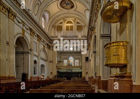 Autel intérieur de la nef du Santa Iglesia Catedral de Segorbe, Castellon, Espagne, Europe Banque D'Images