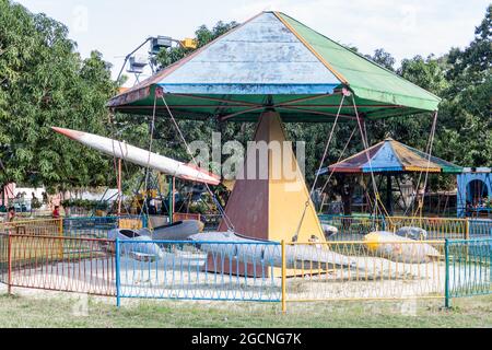 Aire de jeux pour enfants à Holguin, Cuba Banque D'Images