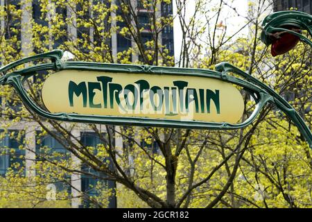 Paris Metro, Montréal, province de Québec, Canada Banque D'Images