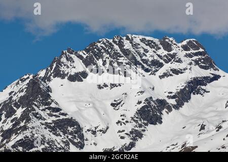 Montagne à Dombay, Carachay-Cherkessiya, Russie Banque D'Images