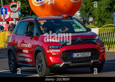 Chelm, Lubelskie, Pologne - 9 août 2021 : tour de Bologne, voiture de la course Banque D'Images