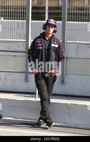 Daniel Ricciardo (AUS) Scuderia Toro Rosso. Formula One Testing, Barcelone, Espagne. 24 février 2012. Banque D'Images