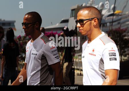 Lewis Hamilton (GBR) McLaren. Grand Prix d'Europe, dimanche 24 juin 2012. Valence, Espagne. Banque D'Images