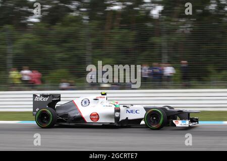 Sergio Perez (MEX) Sauber C31. Grand Prix d'Allemagne, vendredi 20 juillet 2012. Hockenheim, Allemagne. Banque D'Images