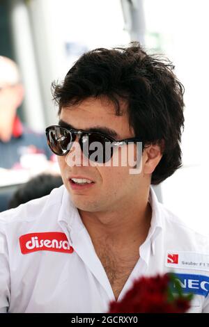 Sergio Perez (MEX) Sauber. Grand Prix brésilien, jeudi 22 novembre 2012. Sao Paulo, Brésil. Banque D'Images