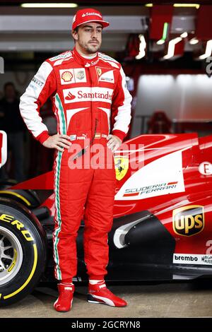 Fernando Alonso (ESP) Ferrari. Test de Formule 1, jour 1, mardi 19 février 2013. Barcelone, Espagne. Banque D'Images