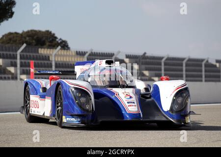 Déploiement de Toyota TS030. Lancement et essai de Toyota Hybrid Racing. 19-22 février 2013. Paul Ricard, France. Banque D'Images