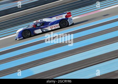 Déploiement de Toyota TS030. Lancement et essai de Toyota Hybrid Racing. 19-22 février 2013. Paul Ricard, France. Banque D'Images