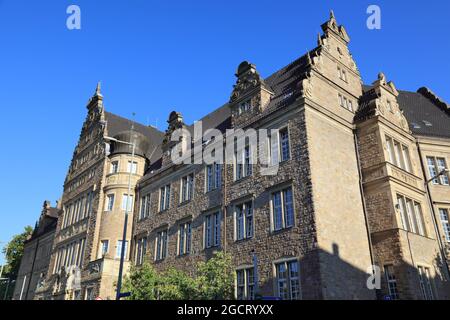 Oberhausen en Allemagne. Palais de justice (Amtsgericht). Banque D'Images