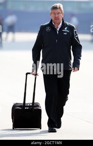 Ross Brawn (GBR) Mercedes AMG F1 Team principal. Grand Prix de Chine, vendredi 12 avril 2013. Shanghai, Chine. Banque D'Images