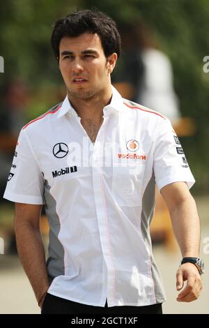 Sergio Perez (MEX) McLaren. Grand Prix de Chine, samedi 13 avril 2013. Shanghai, Chine. Banque D'Images