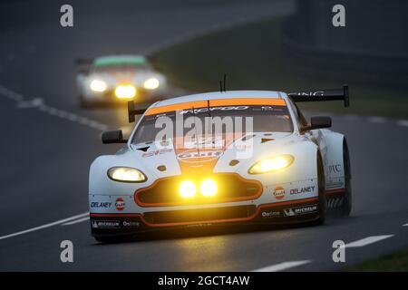 Aston Martin Vantage V8. Le Mans 24 heures Test Day, dimanche 9 juin 2013. Le Mans, France. Banque D'Images