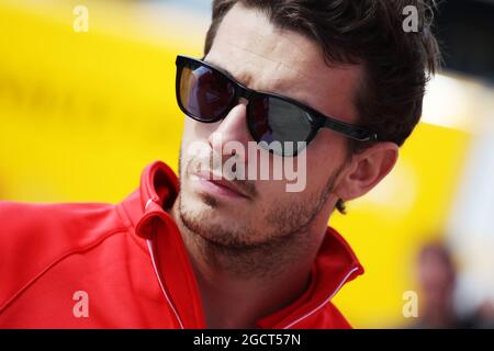 Jules Bianchi (FRA) Marussia F1 Team. Grand Prix de Grande-Bretagne, samedi 29 juin 2013. Silverstone, Angleterre. Banque D'Images