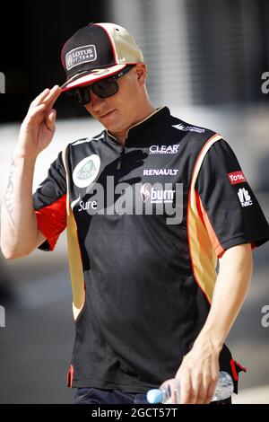 Kimi Raikkonen (fin) Lotus F1 Team. Grand Prix de Grande-Bretagne, samedi 29 juin 2013. Silverstone, Angleterre. Banque D'Images