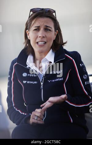 Claire Williams (GBR) Williams Directeur adjoint de l'équipe. Grand Prix de Grande-Bretagne, dimanche 30 juin 2013. Silverstone, Angleterre. Banque D'Images