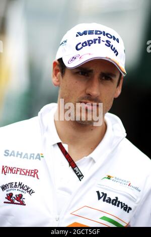 Adrian Sutil (GER) Sahara Force Inde F1. Grand Prix d'Allemagne, jeudi 4 juillet 2013. Nurburgring, Allemagne. Banque D'Images