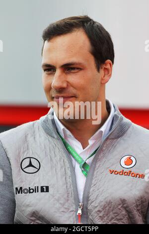 Gary Paffett (GBR) pilote de test McLaren. Grand Prix d'Allemagne, vendredi 5 juillet 2013. Nurburgring, Allemagne. Banque D'Images