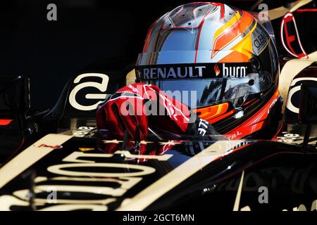 Romain Grosjean (FRA) Lotus F1 E21. Grand Prix de Hongrie, samedi 27 juillet 2013. Budapest, Hongrie. Banque D'Images