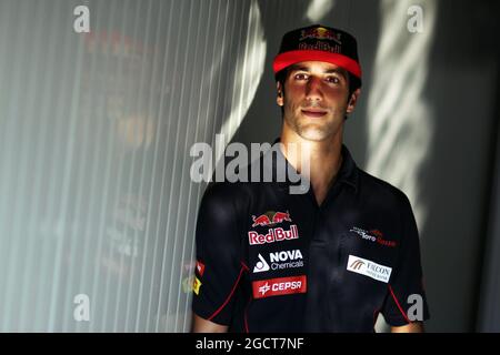 Daniel Ricciardo (AUS) Scuderia Toro Rosso. Grand Prix d'Italie, jeudi 5 septembre 2013. Monza Italie. Banque D'Images
