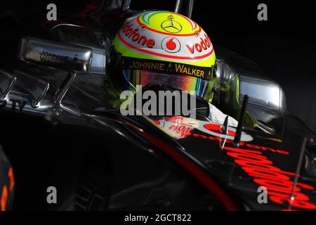 Sergio Perez (MEX) McLaren MP4-28. Grand Prix d'Italie, samedi 7 septembre 2013. Monza Italie. Banque D'Images