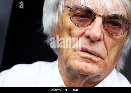 Bernie Ecclestone (GBR) CEO Formula One Group (FOM). Grand Prix d'Italie, dimanche 8 septembre 2013. Monza Italie. Banque D'Images