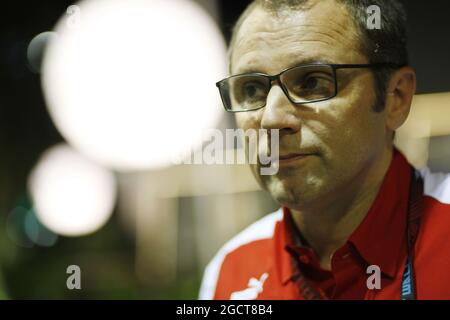 Stefano Domenicali (ITA) Ferrari Directeur général. Grand Prix de Singapour, jeudi 19 septembre 2013. Marina Bay Street circuit, Singapour. Banque D'Images