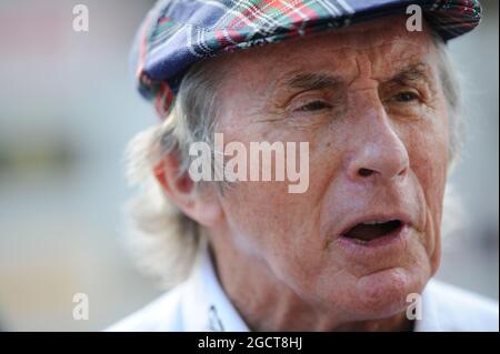 Jackie Stewart (GBR). Grand Prix de Singapour, samedi 21 septembre 2013. Marina Bay Street circuit, Singapour. Banque D'Images