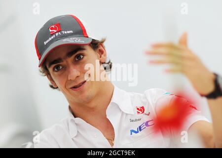 Esteban Gutierrez (MEX) Sauber. Grand Prix japonais, jeudi 10 octobre 2013. Suzuka, Japon. Banque D'Images