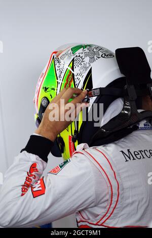 Sergio Perez (MEX) McLaren. Grand Prix japonais, vendredi 11 octobre 2013. Suzuka, Japon. Banque D'Images