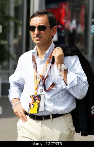 Pierre Fillon (FRA) Président de l'ACO. Grand Prix japonais, samedi 12 octobre 2013. Suzuka, Japon. Banque D'Images